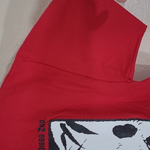vintage San Diego Zoo Panda Hua Mei and Bai Yun Red Large Crew neck t-shirt - Picture 5 of 7